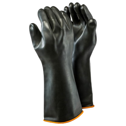 Picture of Smooth Palm Rubber Gloves 40cm